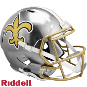 New Orleans Saints Helmet Riddell Replica Full Size Speed Style FLASH Alternate