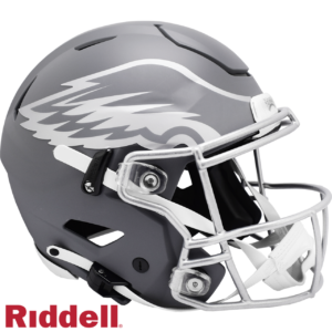 Philadelphia Eagles Helmet Riddell Authentic Full Size SpeedFlex Style Slate Alternate