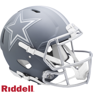 Dallas Cowboys Helmet Riddell Authentic Full Size Speed Style Slate Alternate