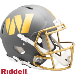 Washington Commanders Helmet Riddell Authentic Full Size Speed Style Slate Alternate