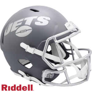 New York Jets Helmet Riddell Replica Full Size Speed Style Slate Alternate