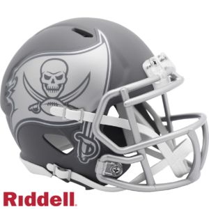 Tampa Bay Buccaneers Helmet Riddell Replica Mini Speed Style Slate Alternate