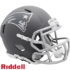 New England Patriots Helmet Riddell Replica Mini Speed Style Slate Alternate