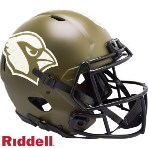 Arizona Cardinals Helmet Riddell Authentic Full Size Speed Style Salute To Service