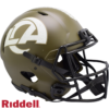 Los Angeles Rams Helmet Riddell Authentic Full Size Speed Style Salute To Service