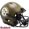 Pittsburgh Steelers Helmet Riddell Authentic Full Size Speed Style Salute To Service