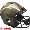 Los Angeles Chargers Helmet Riddell Replica Full Size Speed Style Salute To Service