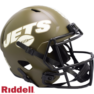 New York Jets Helmet Riddell Replica Full Size Speed Style Salute To Service