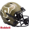 Houston Texans Helmet Riddell Replica Full Size Speed Style Salute To Service