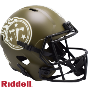 Tennessee Titans Helmet Riddell Replica Full Size Speed Style Salute To Service