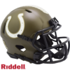 Indianapolis Colts Helmet Riddell Replica Mini Speed Style Salute To Service