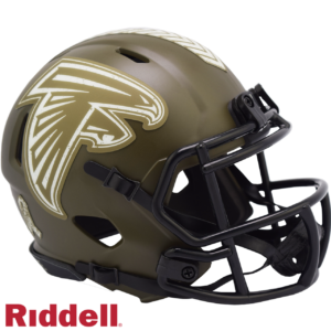 Atlanta Falcons Helmet Riddell Replica Mini Speed Style Salute To Service