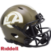 Los Angeles Rams Helmet Riddell Replica Mini Speed Style Salute To Service