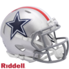 Dallas Cowboys Helmet Riddell Replica Mini Speed Style 1976 T/B