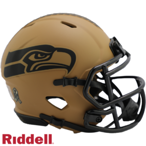 Seattle Seahawks Helmet Riddell Replica Mini Speed Style Salute To Service 2023