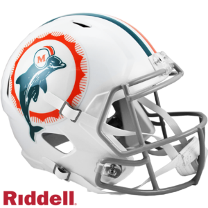 Miami Dolphins Helmet Riddell Replica Full Size Speed Style Tribute – Special Order