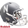 Nebraska Cornhuskers Helmet Riddell Replica Full Size Speed Style Slate Alternate