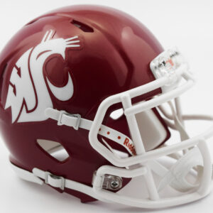 Washington State Cougars Helmet Riddell Replica Mini Speed Style Crimson