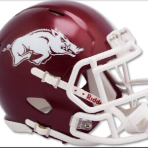 Arkansas Razorbacks Helmet Riddell Replica Mini Speed Style