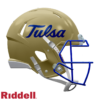 Tulsa Golden Hurricane Helmet Riddell Replica Mini Speed Style Gold