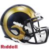 Los Angeles Rams Helmet Riddell Replica Mini Speed Style 2000-2016 T/B