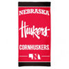 Nebraska Cornhuskers Towel 30×60 Beach Style