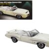 1971 Pontiac GTO Judge Convertible White with Graphics and White Interior “Last Judge Built” Limited Edition to 390 pieces Worldwide 1/18 Diecast Model Car by ACME