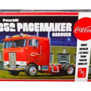 Skill 3 Model Kit Peterbilt 352 Pacemaker Cabover Truck “Coca-Cola” 1/25 Scale Model by AMT