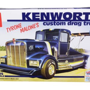 Skill 3 Model Kit Tyrone Malone’s Kenworth Custom Drag Truck 1/25 Scale Model by AMT