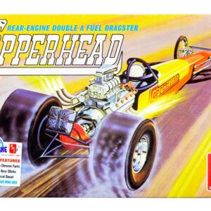 Skill 2 Model Kit 1934 Copperhead Rear-Engine Double A Fuel Dragster 1/25 Scale Model by AMT