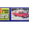 Skill 2 Model Kit 1963 Ford F-100 Camper Pickup Truck 3-in-1 Kit 1/25 Scale Model by AMT