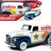 1948 Chevrolet Panel Police Van with Mr. Monopoly Figurine “Monopoly” 1/18 Diecast Model Car by Auto World