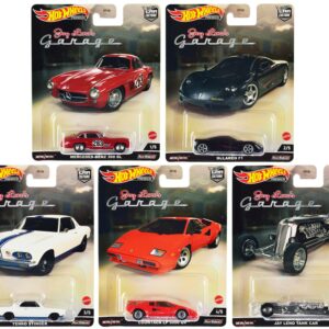 “Jay Leno’s Garage” 5 piece Set “Car Culture” Series Diecast Model Cars by Hot Wheels