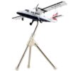 De Havilland DHC-6-300 Commercial Aircraft “British Airways” White with Striped Tail “Gemini 200” Series 1/200 Diecast Model Airplane by GeminiJets