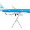 Boeing 737-700 Commercial Aircraft with Flaps Down “KLM Royal Dutch Airlines” Blue with White Tail “Gemini 200” Series 1/200 Diecast Model Airplane by GeminiJets