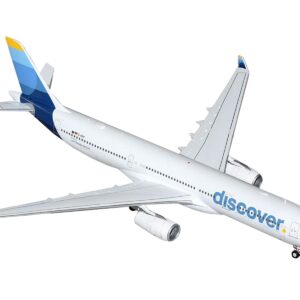 Airbus A330-300 Commercial Aircraft “Discover Airlines” (D-AIKK) White with Blue Tail “Gemini 200” Series 1/200 Diecast Model Airplane by GeminiJets