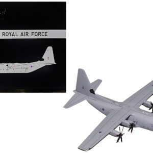 Lockheed C-130J Super Hercules Transport Aircraft “British Royal Air Force” Gray “Gemini 200” Series 1/200 Diecast Model Airplane by GeminiJets