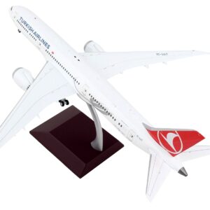 Boeing 787-9 Commercial Aircraft “Turkish Airlines” White with Red Tail “Gemini 200” Series 1/200 Diecast Model Airplane by GeminiJets