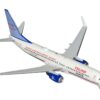 Boeing 737-800 Commercial Aircraft “Trump-Vance Campaign” (N917XA) White with Blue Tail “Gemini 200” Series 1/200 Diecast Model Airplane by GeminiJets