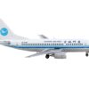 Boeing 737-500 Commercial Aircraft “Xiamen Airlines” White with Blue Stripes 1/400 Diecast Model Airplane by GeminiJets