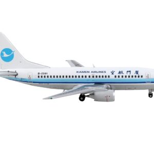 Boeing 737-500 Commercial Aircraft “Xiamen Airlines” White with Blue Stripes 1/400 Diecast Model Airplane by GeminiJets