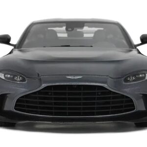 2023 Aston Martin V12 Vantage Gray Metallic 1/18 Model Car by GT Spirit