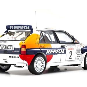 Lancia Delta HF Integrale Evoluzione #2 Carlos Sainz – Luis Moya “Jolly Club” “Tour de Corse – Rallye de France” (1993) 1/18 Diecast Model Car by Kyosho