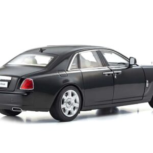 Rolls-Royce Ghost Black with Silver Metallic Hood 1/18 Diecast Model Car by Kyosho