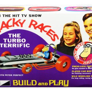 Skill 2 Snap Model Kit The Turbo Terrific with Peter Perfect Figurine “Wacky Races” (1968) TV Series 1/25 Scale Model by MPC