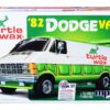 Skill 2 Model Kit 1982 Dodge Van Custom “Turtle Wax” 2-in-1 Kit 1/25 Scale Model by MPC