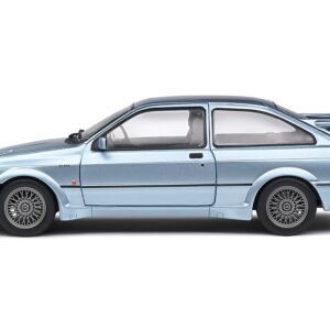 1987 Ford Sierra Cosworth RS500 RHD (Right Hand Drive) Glacier Blue Metallic 1/18 Diecast Model Car by Solido