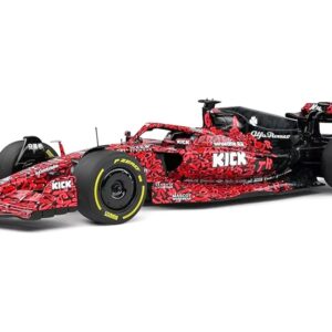 Alfa Romeo C43 “Alfa Romeo F1 Team x BOOGIE” Art Car Formula One F1 “World Championship” (2023) “Competition” Series 1/18 Diecast Model Car by Solido