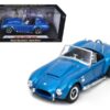 1966 Shelby Cobra Super Snake Blue 1/18 Diecast Model Car by Shelby Collectibles