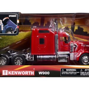 Kenworth W900 Truck Tractor Red 1/32 Diecast Model by New Ray